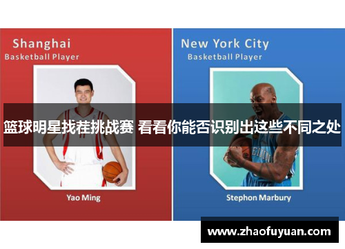篮球明星找茬挑战赛 看看你能否识别出这些不同之处